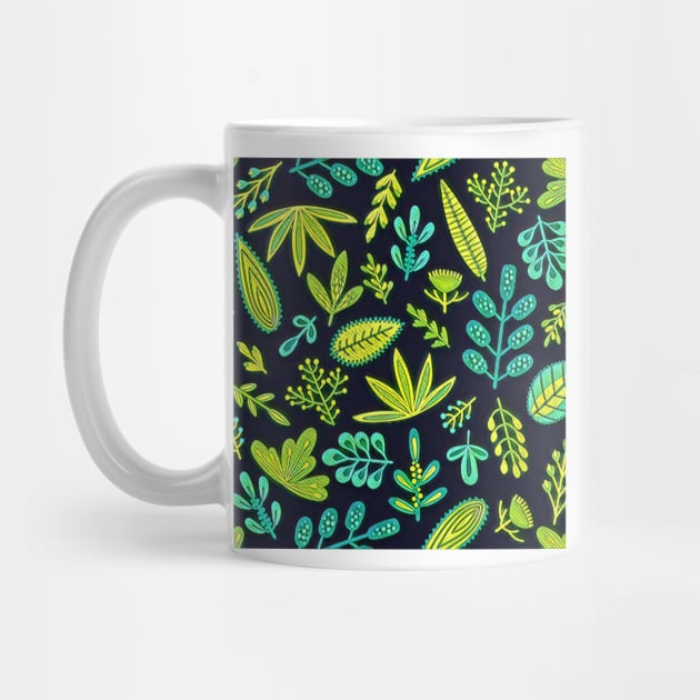 Hemp Botanical Seamless Pattern by Darksavage